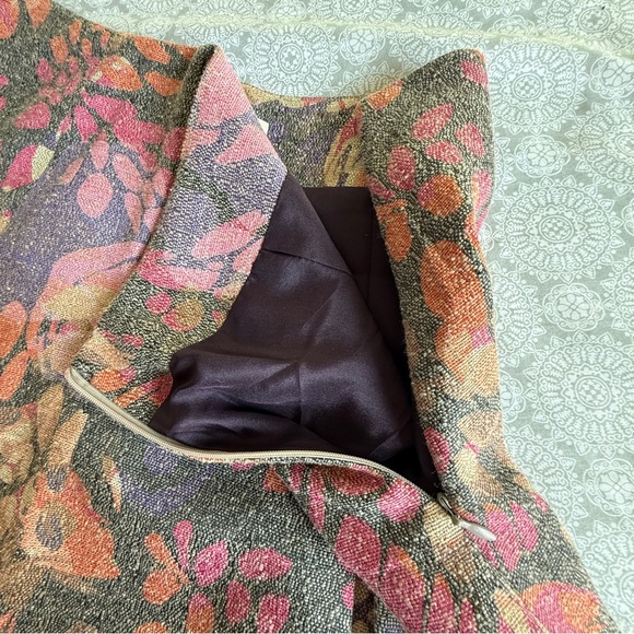 Cocli Collection Wool Silk A-Line Skirt Size L Made in France - Picture 4 of 11